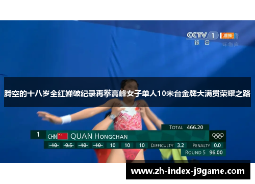 腾空的十八岁全红婵破纪录再攀高峰女子单人10米台金牌大满贯荣耀之路 腾空的十八岁全红婵破纪录再攀高峰女子单人10米台金牌大满贯荣耀之路