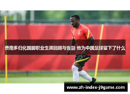 费南多归化国脚职业生涯回顾与告别 他为中国足球留下了什么